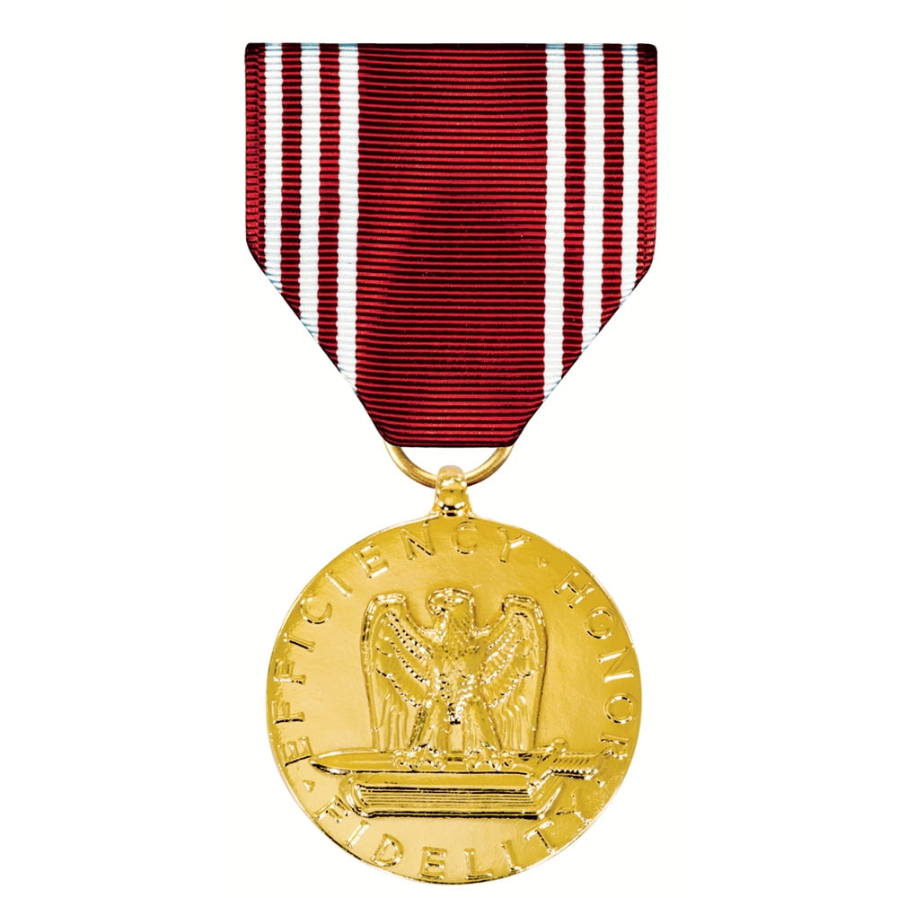 Army Good Conduct Service Award Full Size Medal 22K Gold Plated