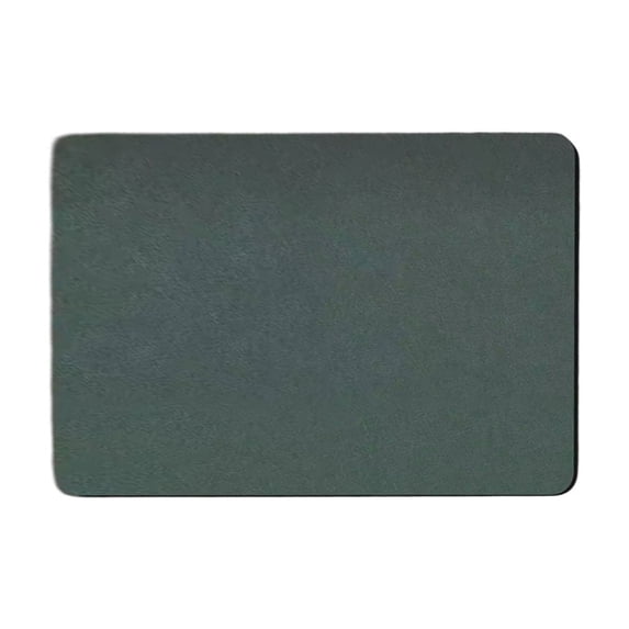 Army Green Diatomite Bath Mat Fast Drying Bathroom Rug Absorbent Non Slip Foot Pad 16x24 Inches