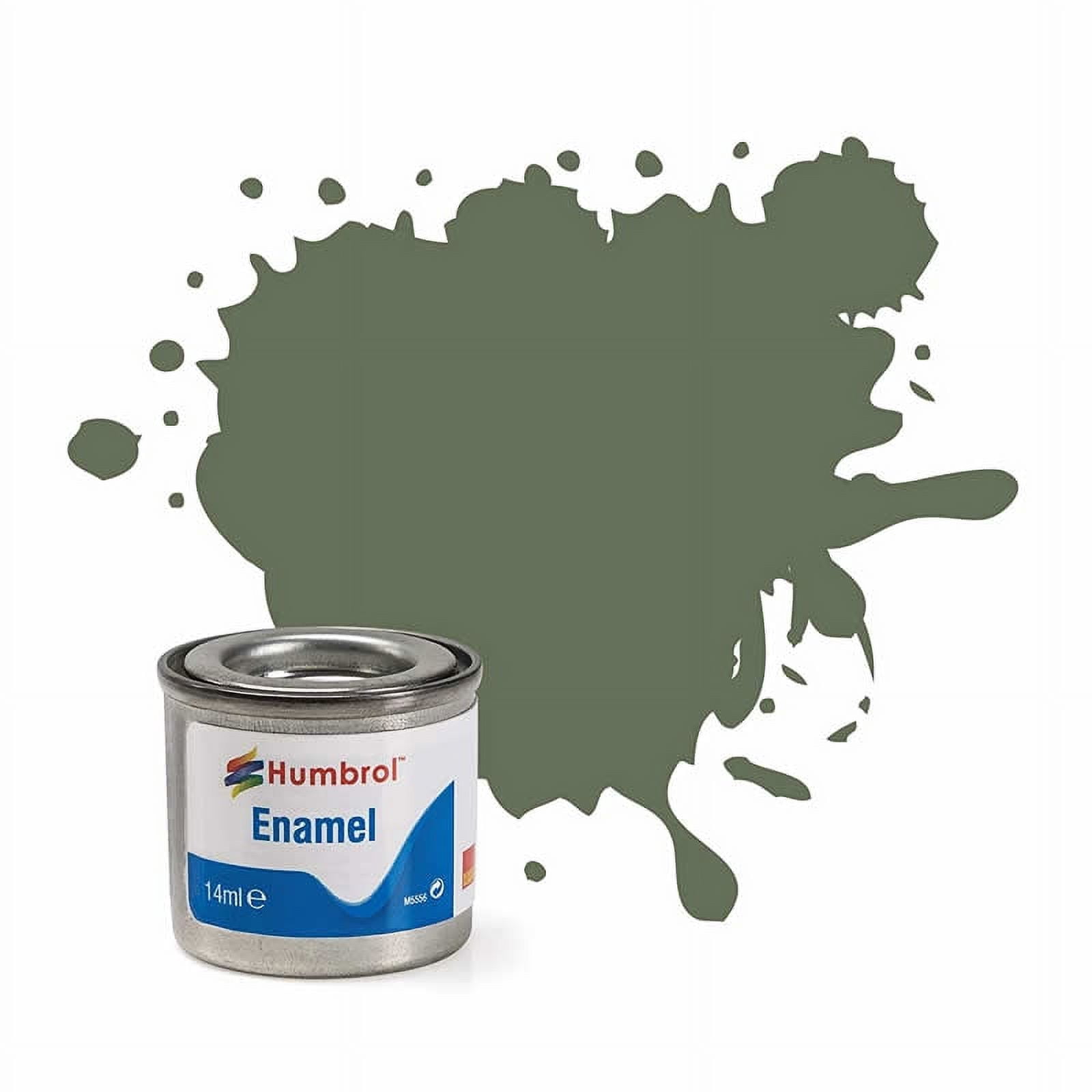 Humbrol Emaille Farbe Nr. 86 (Hell Olivgrün Matt) – 14 Ml Dose Für Modellbau & Mehr