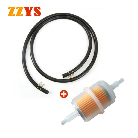 Army Green-Oil Filter & Tube & Hoses with Clip, Oil Cup, For Motorcycle, Scooter, Dirt Bike, ATV Go Kart, Gasoline, Gasoline, Liquid, Oil, Fuel