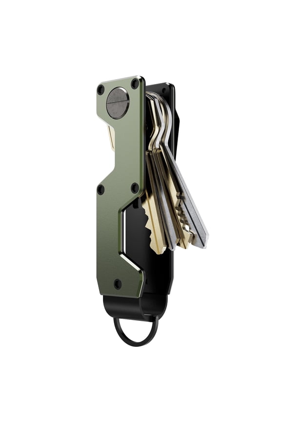 Army Green One Size Key Organizer Compact Holder Case for 1-5 Keys