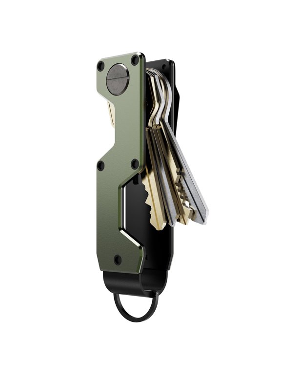 Army Green One Size Key Organizer Compact Holder Case for 1-5 Keys