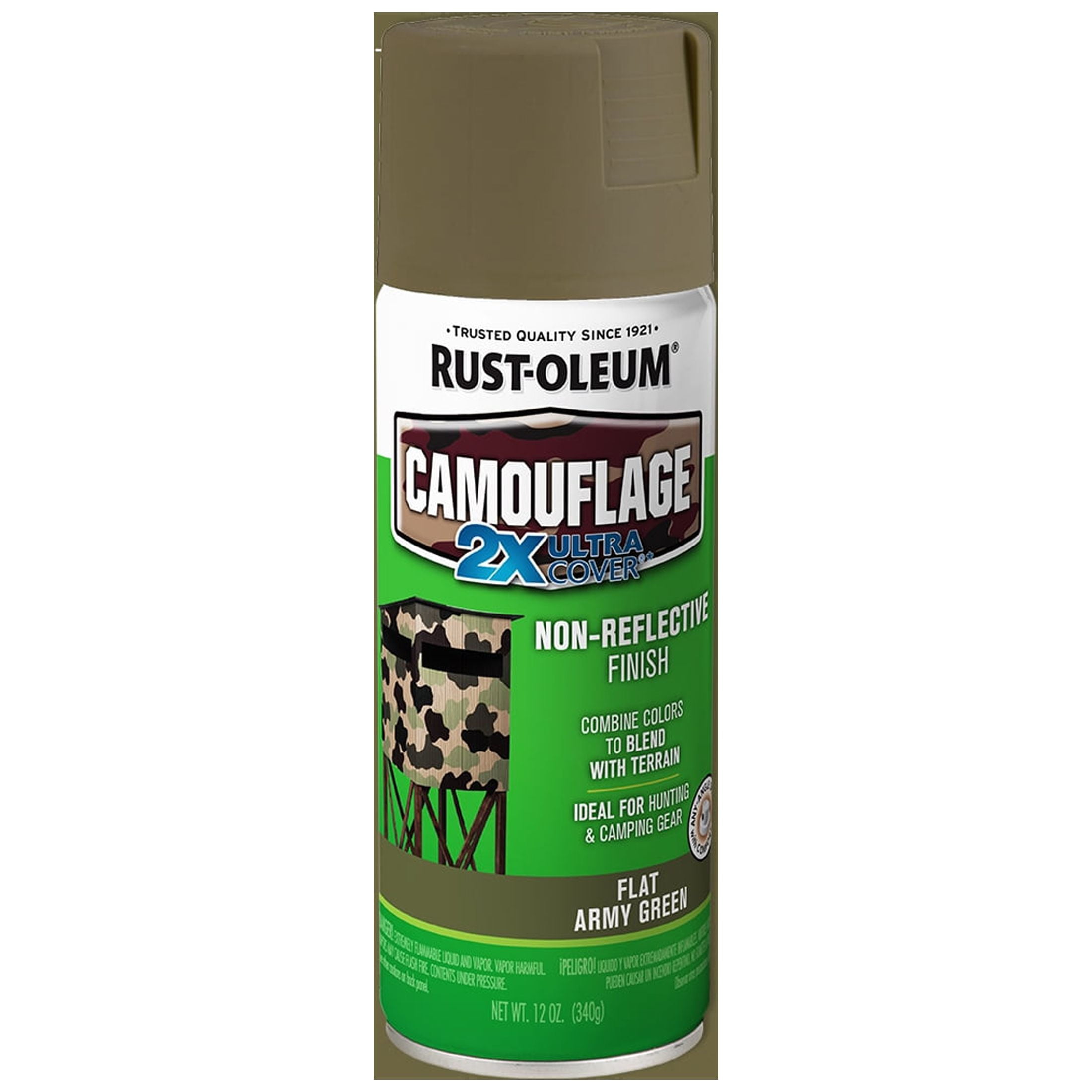 Rust-Oleum Specialty Flat Earth Brown Camouflage Spray Paint 12 oz - Ace  Hardware