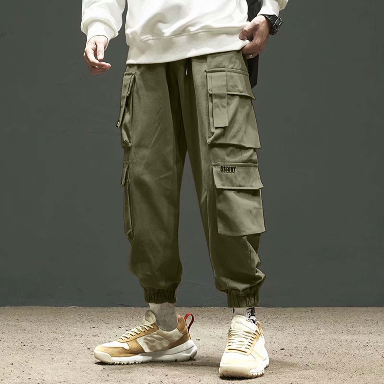 Army Green Sweatpants For Men Men Fashion Sports Casual Pants