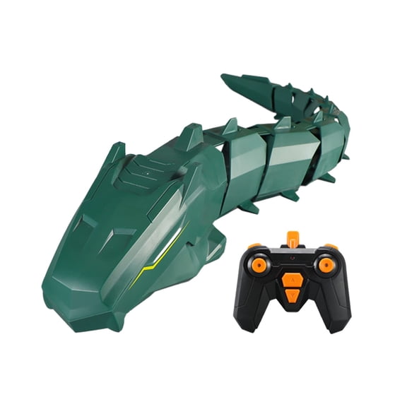Army Green Water Simulation Remote Control Snake Rechargeable Mechanical Toy For Swimming