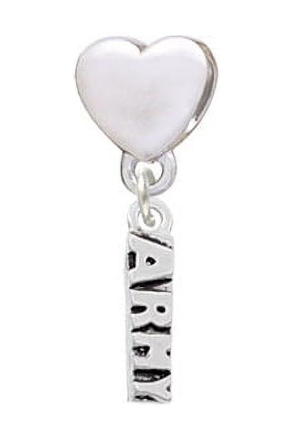 Army - Heart Charm Bead