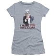 thumbnail image 1 of Army - I Want You - Juniors Teen Girls Cap Sleeve Shirt - X-Large, 1 of 2