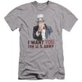 thumbnail image 1 of Army - I Want You - Premium Slim Fit Short Sleeve Shirt - Medium, 1 of 2