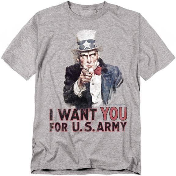 Army T-Shirt I Want You Unisex Graphic Tee For Men & Women