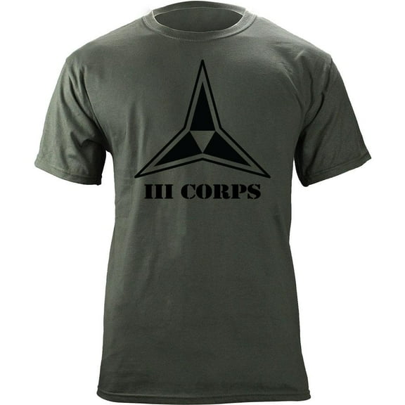 Army III Corps 3rd Subdued Veteran T-Shirt