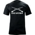 thumbnail image 1 of Army Infantry Branch Insignia Military Veteran T-Shirt, 1 of 1