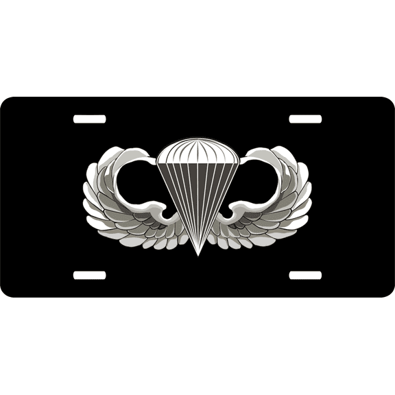 Army Jump Wings License Plate