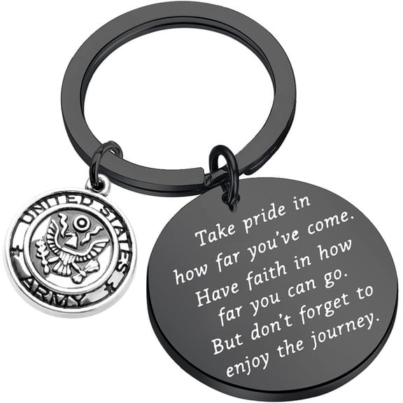 Army Keychain Gift Military Deployment Gifts Army Graduation Gifts Take pride