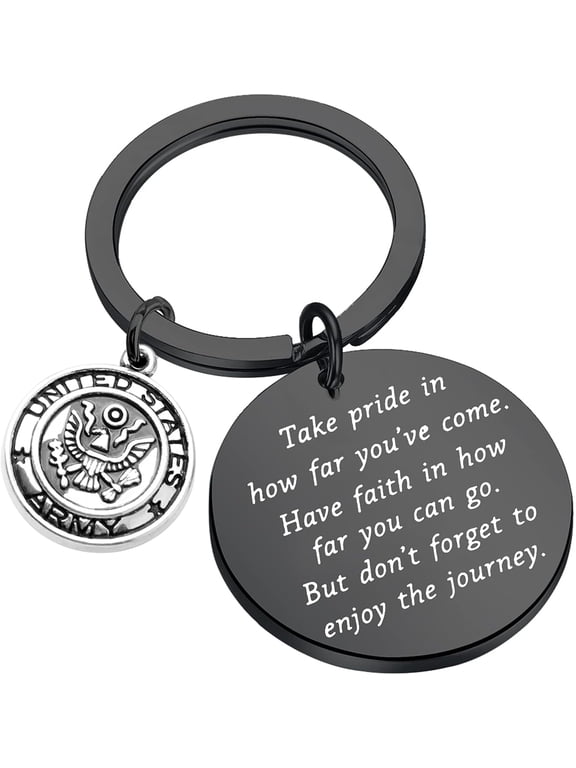 Army Keychain Gift Military Deployment Gifts Army Graduation Gifts Take pride