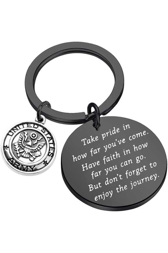 Army Keychain Gift Military Deployment Gifts Army Graduation Gifts Take pride