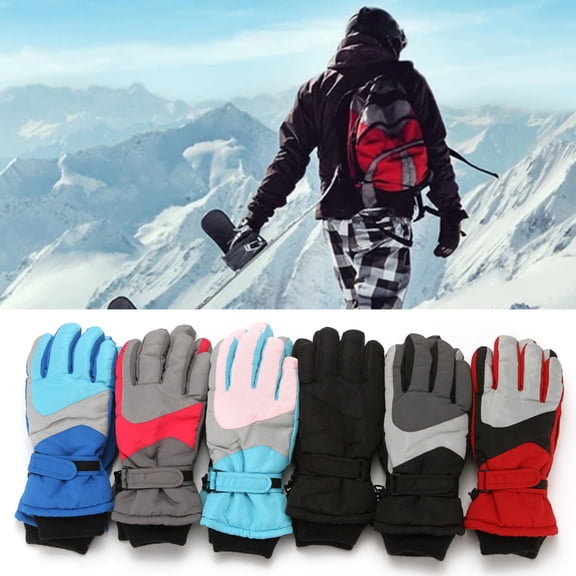 Army Leather Heli Ski Glove - Classic 5-Finger Snow Glove for Skiing, Snowboarding and Mountaineering