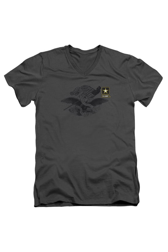 Army Left Chest Mens V-Neck Shirt