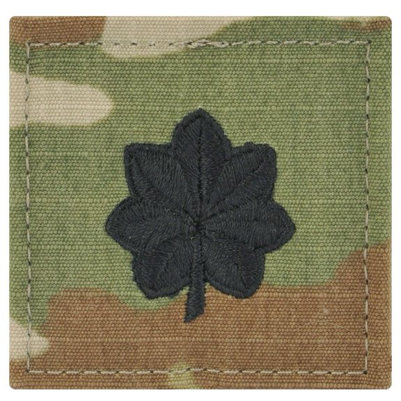 Army Lieutenant Colonel Rank OCP/Scorpion with Hook and Loop