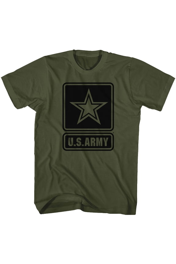 Army Logo Military Green Adult T-Shirt