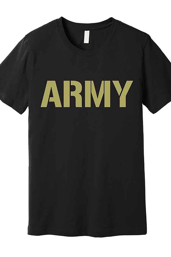 Army Logo Retro Fine Line American Flag Back and Front Premium T-shirt, Funny Men's Short Sleeve Graphic T-shirt Collection Black, 1 pc, 100% cotton T-shirt