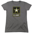thumbnail image 1 of Army Logo S/S Women's T-Shirt Charcoal, 1 of 1