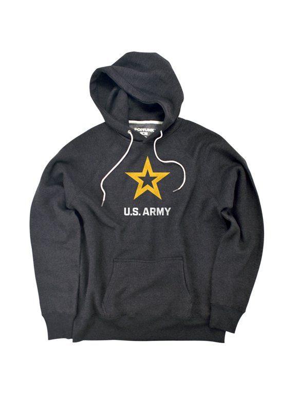 Logo Unisex Adult Slim Fit Pull-Over Heather Hoodie, Charcoal, Small
