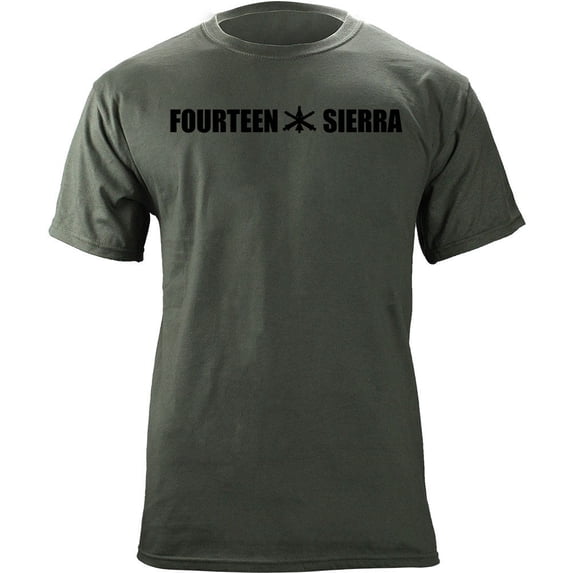 Army MOS Air & Missile Defense Cannon Crewmember 14 Sierra 14S T-Shirt