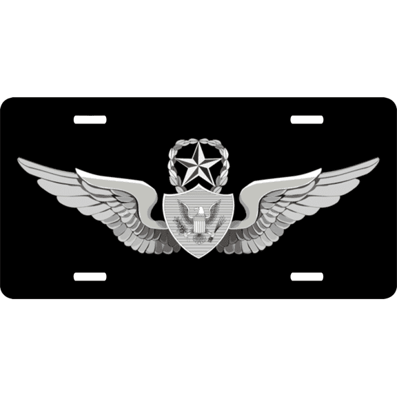 Army Master Aircrew Wings License Plate