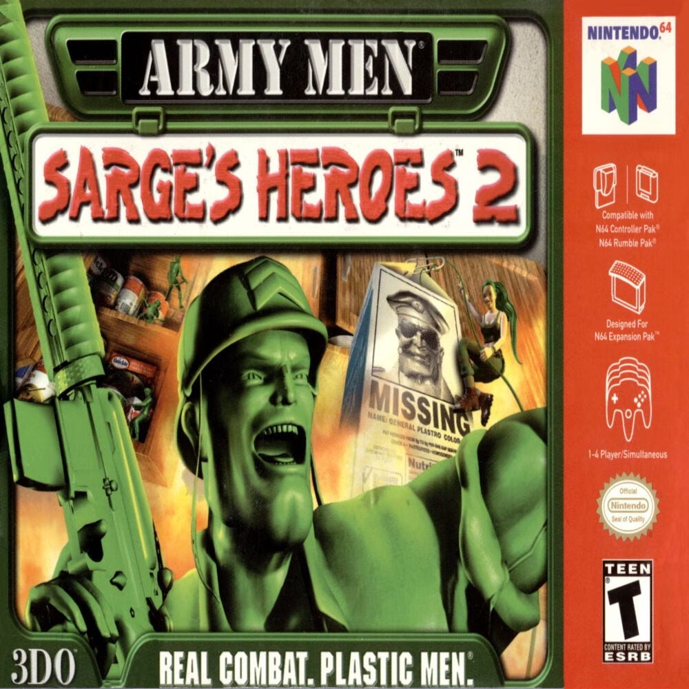 Army Men: Sarge's Heroes【中古美品・完品・N64北米版】