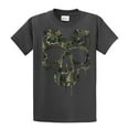 thumbnail image 1 of Army Military Camoflauge Skull T-shirt Skeleton Special Operations War Skeleton Armed Militia Tee Shirt -Charcoal-XL, 1 of 4