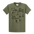 thumbnail image 1 of Army Military Camoflauge Skull T-shirt Skeleton Special Operations War Skeleton Armed Militia Tee Shirt -Military-Medium, 1 of 4