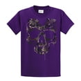 thumbnail image 1 of Army Military Camoflauge Skull T-shirt Skeleton Special Operations War Skeleton Armed Militia Tee Shirt -Purple-XXL, 1 of 4