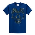 thumbnail image 1 of Army Military Camoflauge Skull T-shirt Skeleton Special Operations War Skeleton Armed Militia Tee Shirt -Royal-Medium, 1 of 4