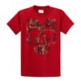 thumbnail image 1 of Army Military Camoflauge Skull T-shirt Skeleton Special Operations War Skeleton Armed Militia Tee Shirt -red-XXXL, 1 of 4