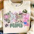 thumbnail image 1 of Army Mimi Patriotic Sweatshirt, Military Family Camo Shirt for Grandma, Cute Red White Blue Pullover, 1 of 5