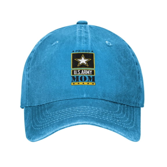 Army Mom Cowboy Hat Baseball Hat Trucker Hat For Men Women Retro Denim Hats Baseball Cap Dad Hat
