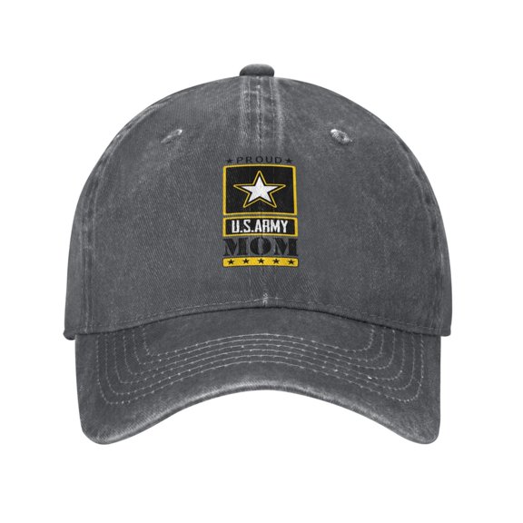 Army Mom Cowboy Hat Baseball Hat Trucker Hat For Men Women Retro Denim Hats Baseball Cap Dad Hat