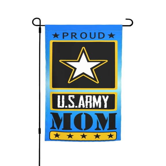 Army Mom Garden Flag 12x18 Inch Indoor Balcony Courtyard Outdoor Decorative Flag