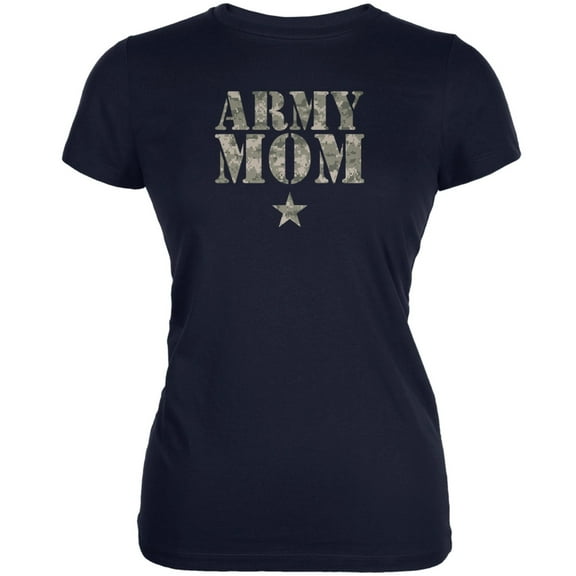 Army Mom Navy Juniors Soft T-Shirt - Large