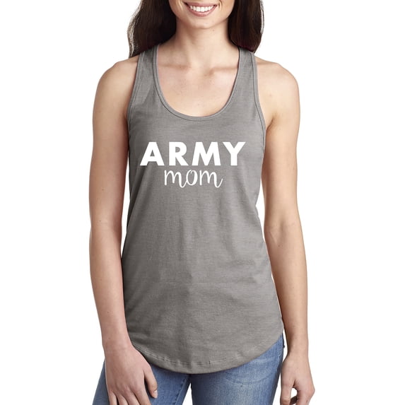 Army Mom Racerback Tank