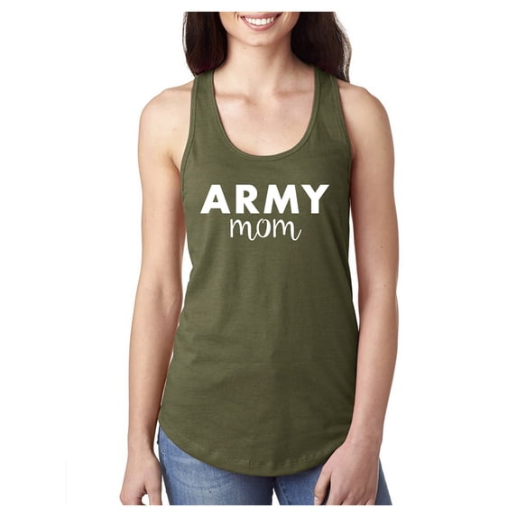 Army Mom Racerback Tank