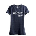 thumbnail image 1 of Army Mom Women's Fashion Relaxed T-Shirt Tee Heather Navy Medium, 1 of 3