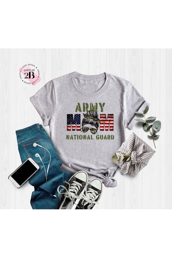 Army National Guard Mom Shirt, Military Mom Gift Shirt, Patriotic Army Mom Tshirt, American Flag Mom Shirt, Military Mothers Day Gift