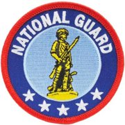 Eagle Emblems PM0560 Patch - National Guard - 3.63 in.