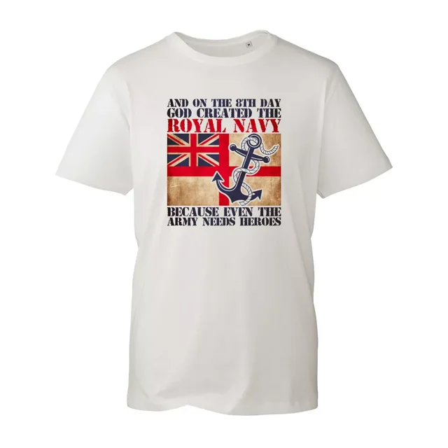 Army Needs Hero Armed Forces Themed TShirt, Royal Navy Uk Flag British