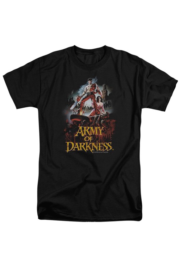 Army Of Darkness Bloody Poster Adult Tall T-Shirt Black