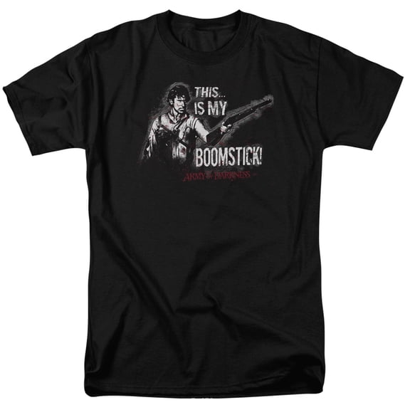 Army Of Darkness Boomstick Officially Licensed Adult T Shirt