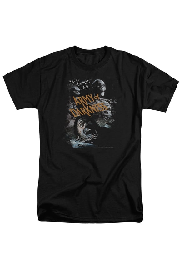 Army Of Darkness Covered Adult Tall T-Shirt Black