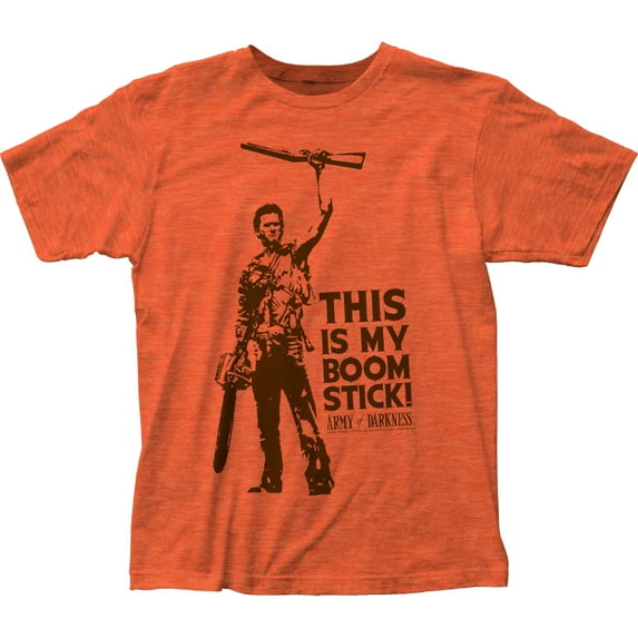 Army Of Darkness Men's This Is My Boom Stick! Slim Fit T-shirt XXX-Large Orange