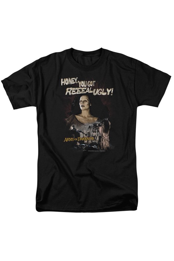 Army Of Darkness Reeeal Ugly! Adult 18/1 T-Shirt Black